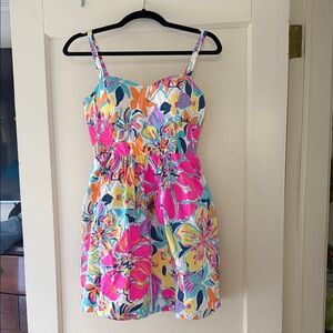 Lilly Pulitzer Vibrant Floral Mini Dress - Sz.2, EXCELLENT CONDITION!
